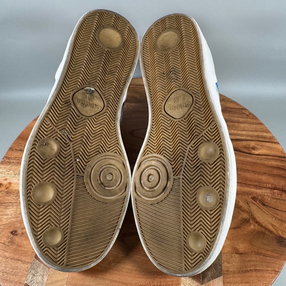 Adidas Busenitz Vulc Mens 6.5 Grey Blue White Skate Shoes CQ1172 - Picture 6 of 8